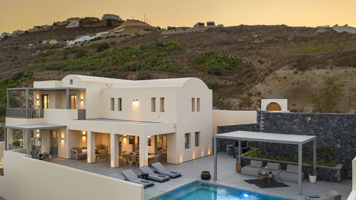 Exo Gonia Villa | Eolia Gold Villa with Private Heated Pool
