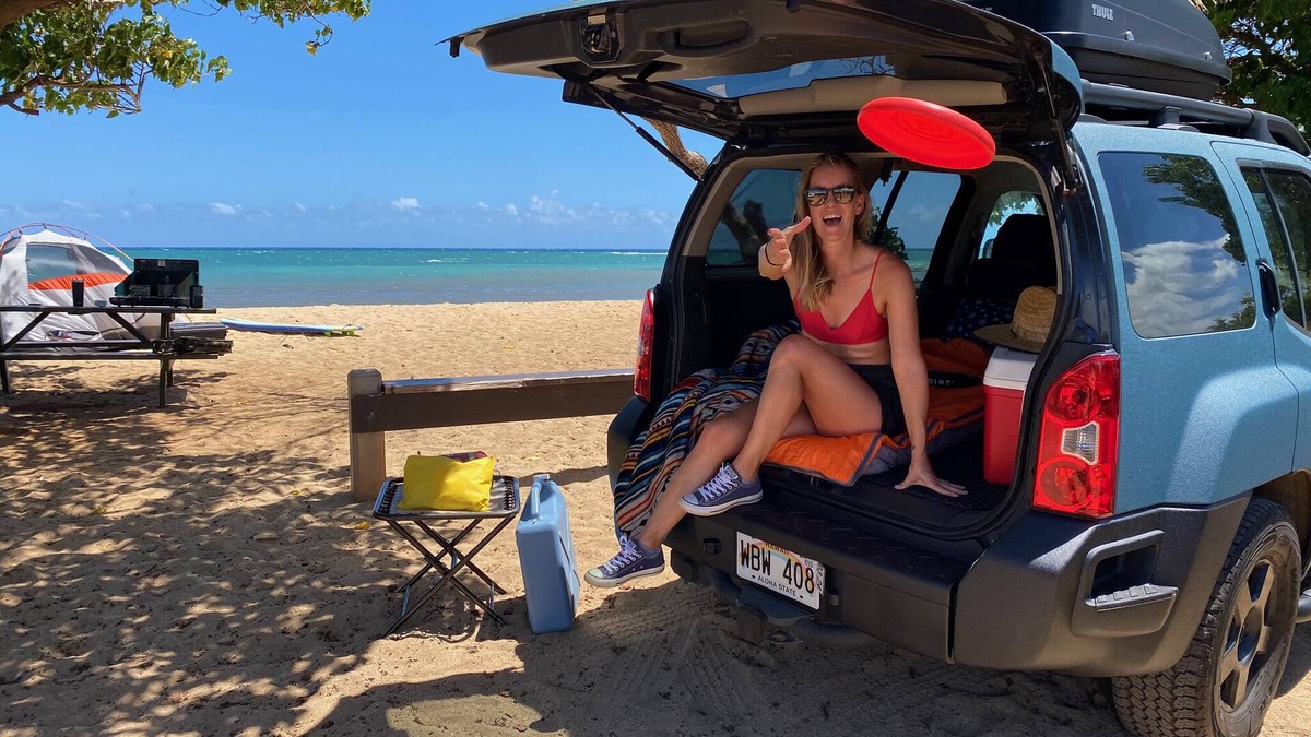 Kahului Condo | Epic Maui Camping - Affordable Adventure in Paradise SUV + gear
