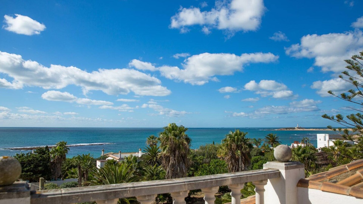 Los Canos de Meca Villa | Large Villa located at the foot of the beach (50 meters) with Magnificent Sea Views.