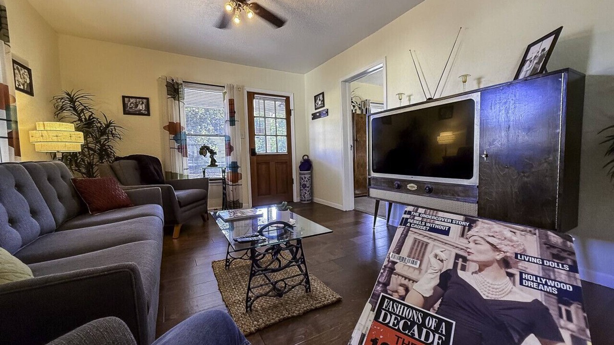 Russellville Apartment | Escape to Retro Bliss: 1950s Themed Duplex with Riverfront Charm!