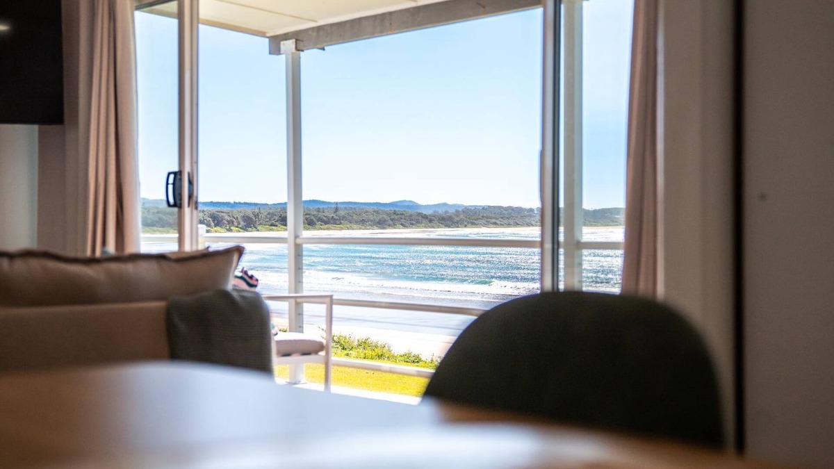 Arrawarra Headland House | Escape to Salastraf, a stunning 3-bedroom retreat offering breathtaking views of the marine park and