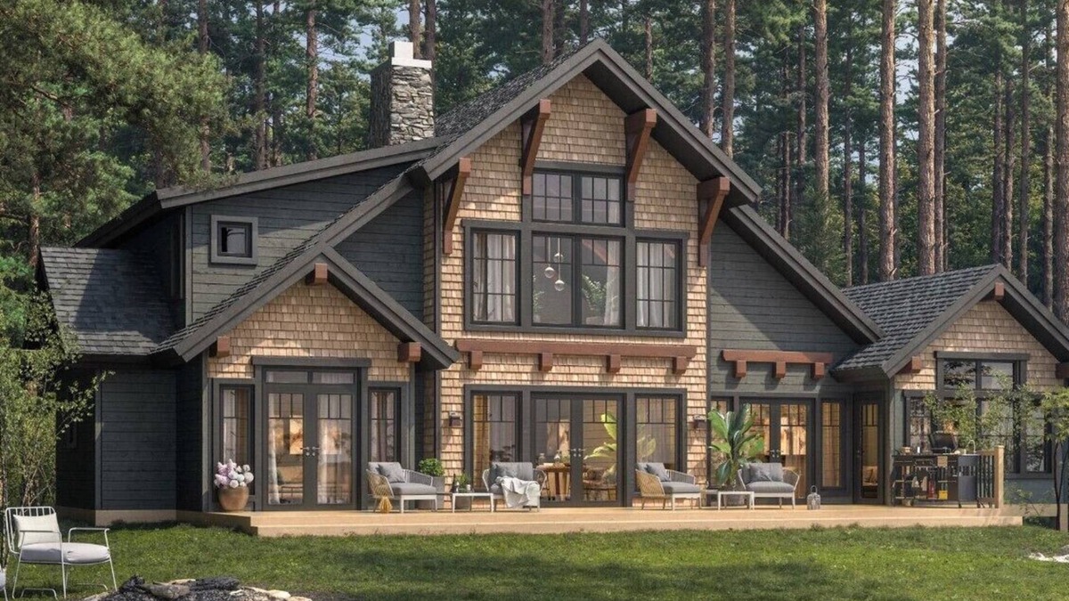Red Rock Lake Cabin | Escape with the whole family to this new lakefront cottage on Red Rock Lake