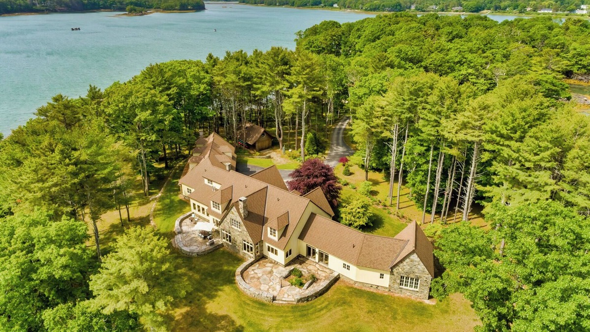 Yarmouth House | Estate Setting With Private Beaches, Bold Oceanfront, Deep Water Dock, and More