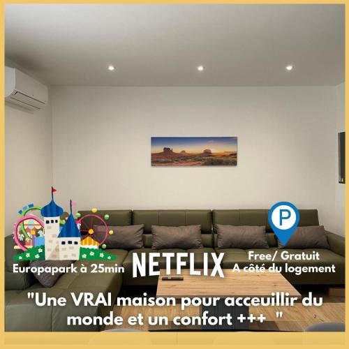 Friesenheim House | Europapark à 11km Maison Soleil climatisé