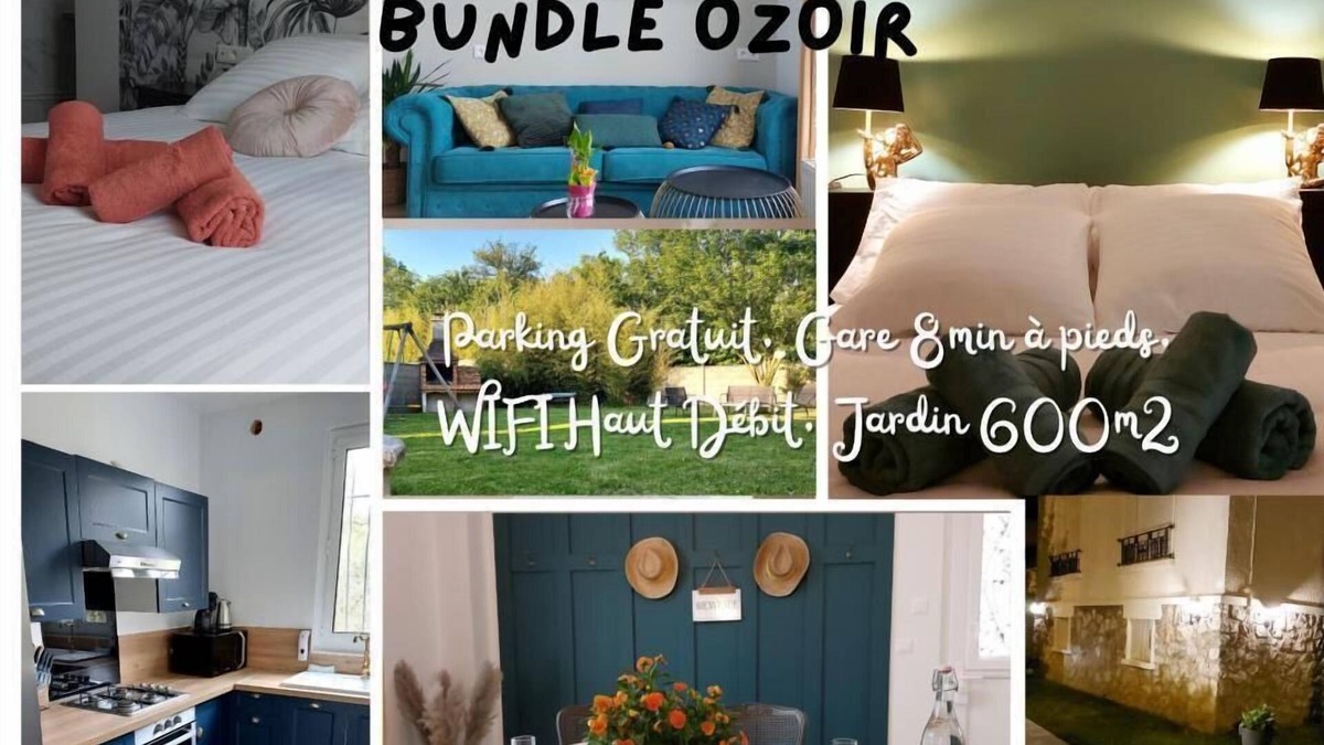 Ozoir-la-Ferriere House | Evasion Paris-disney, Parking Gratuit, Gare à 8 min à Pieds, Wifi, Jardin 600m2
