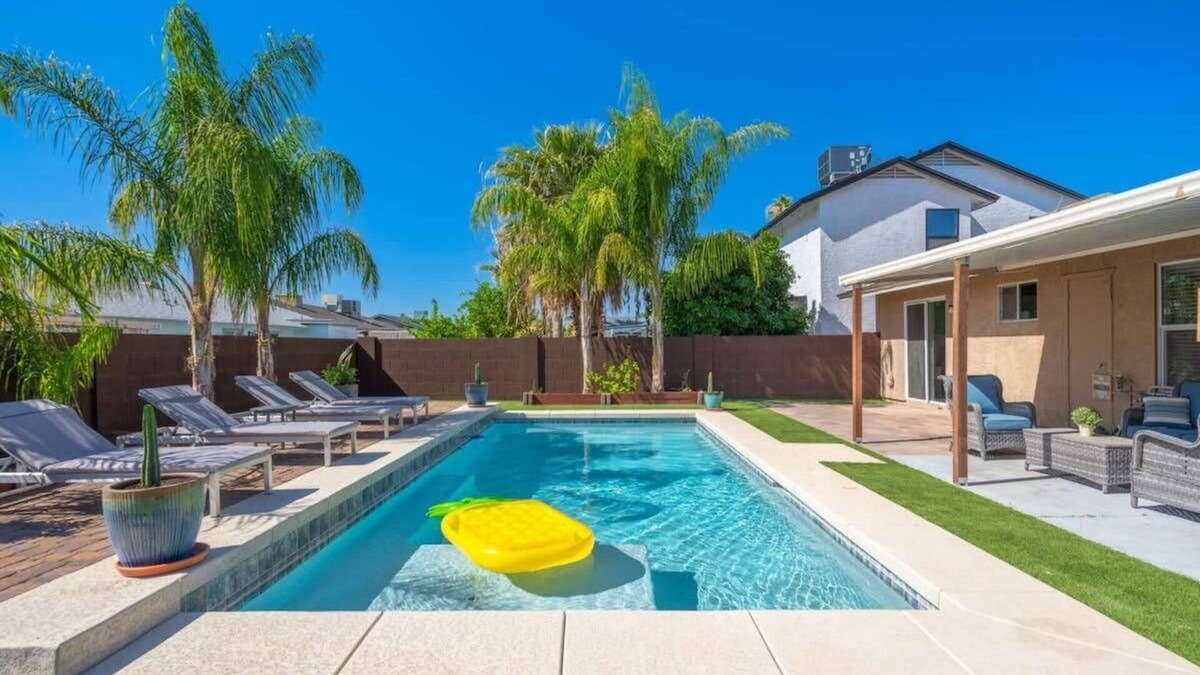 Villa De Paz House | Event Epicenter, Heated Pool, Game Room, Near Stadium