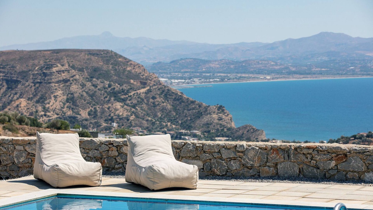 Agia Galini Villa | Evgoro thalassa villa , private pool,Breakfast