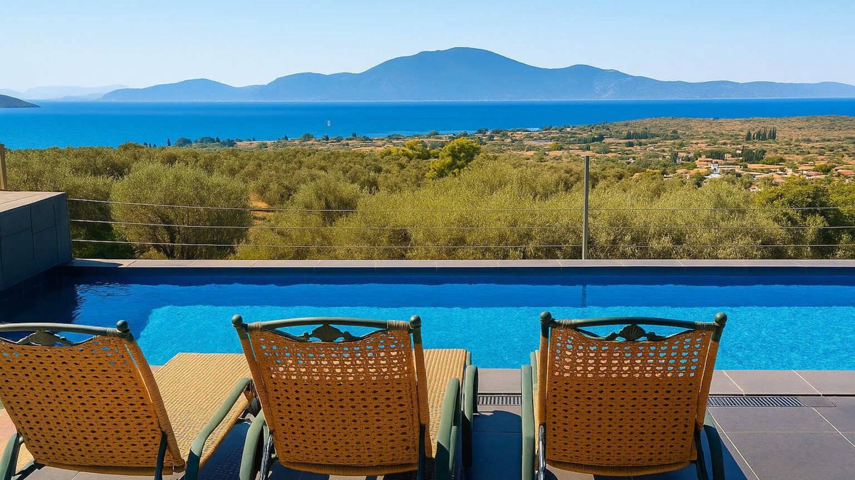 Dirfys-Messapia Villa | Evia Private Pool Gem - Seabliss Tranquil Oasis