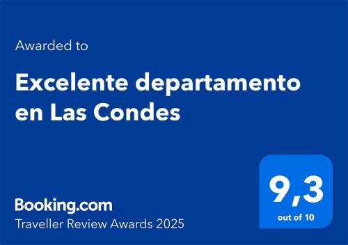 Santiago Apartment | Excelente departamento en Las Condes