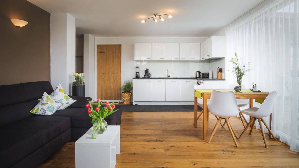 Hoerbranz Condo | Exclusive 2-room apartment with balcony and lake view, 55m², near the lake