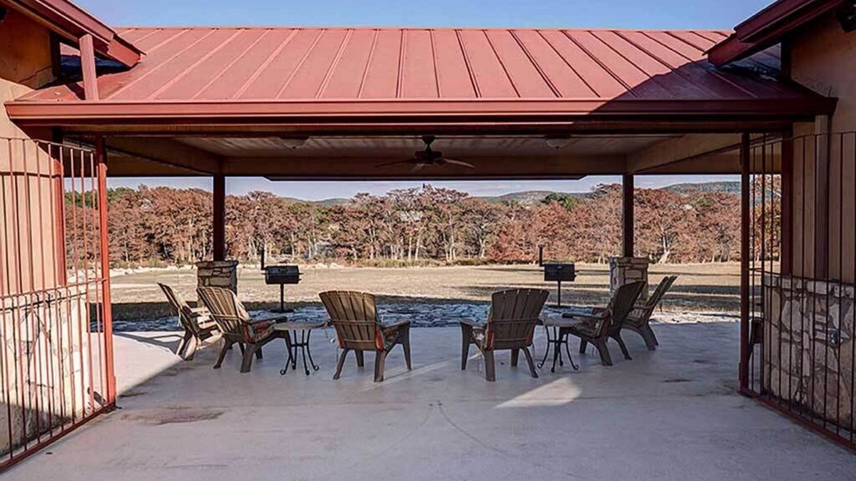 Concan House | Exclusive Frio River frontage in Concan, private swimming pool, single-story home, NO bunk beds