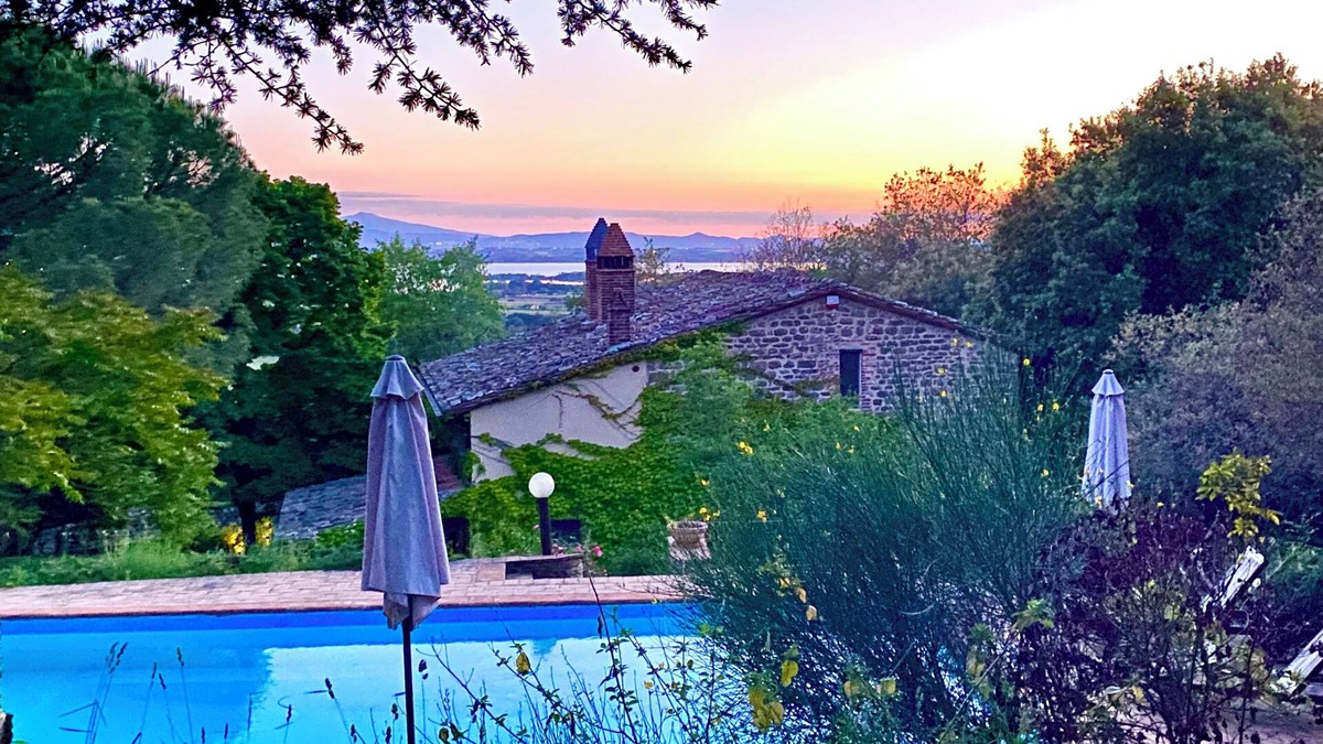 Passignano sul Trasimeno Villa | Exclusive hideaway nestled in woods with stunning lakeview Tuscany/Umbria border