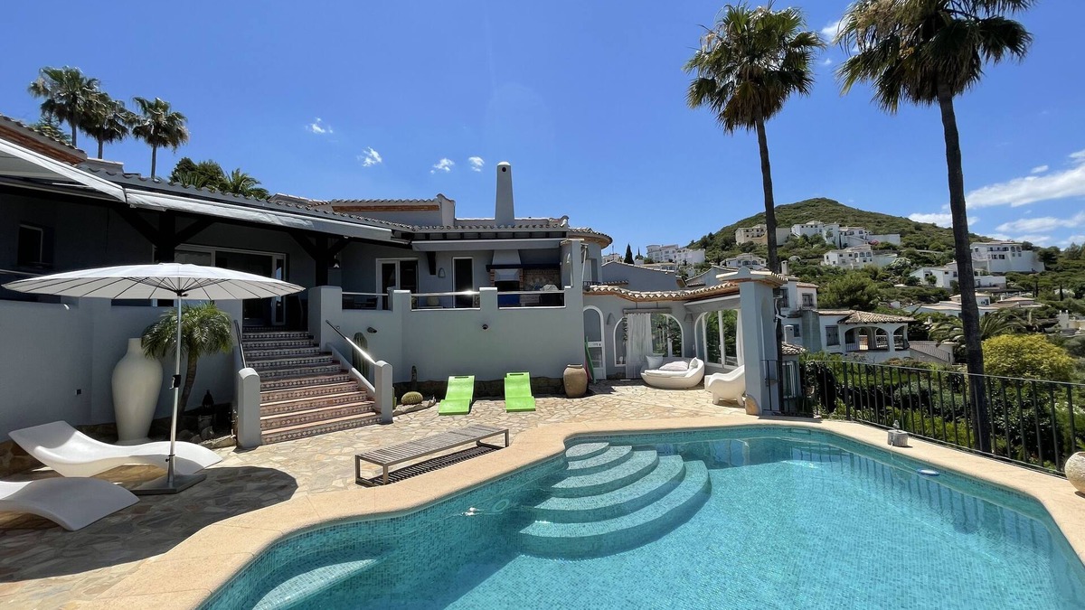Monte Pego Villa | Exclusive private dream villa Finca holiday house with pool, Berg.-, sea view and many more.