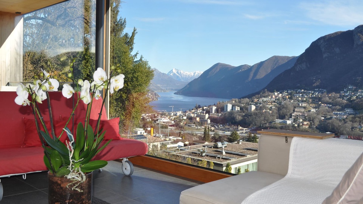 Montagnola Apartment | Exclusive, sunny living with lake view, new building apartment private access