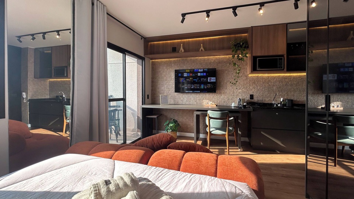 Vila Olimpia Apartment | Executive apartment with beautiful view, close to everything in Vila Olimpia.