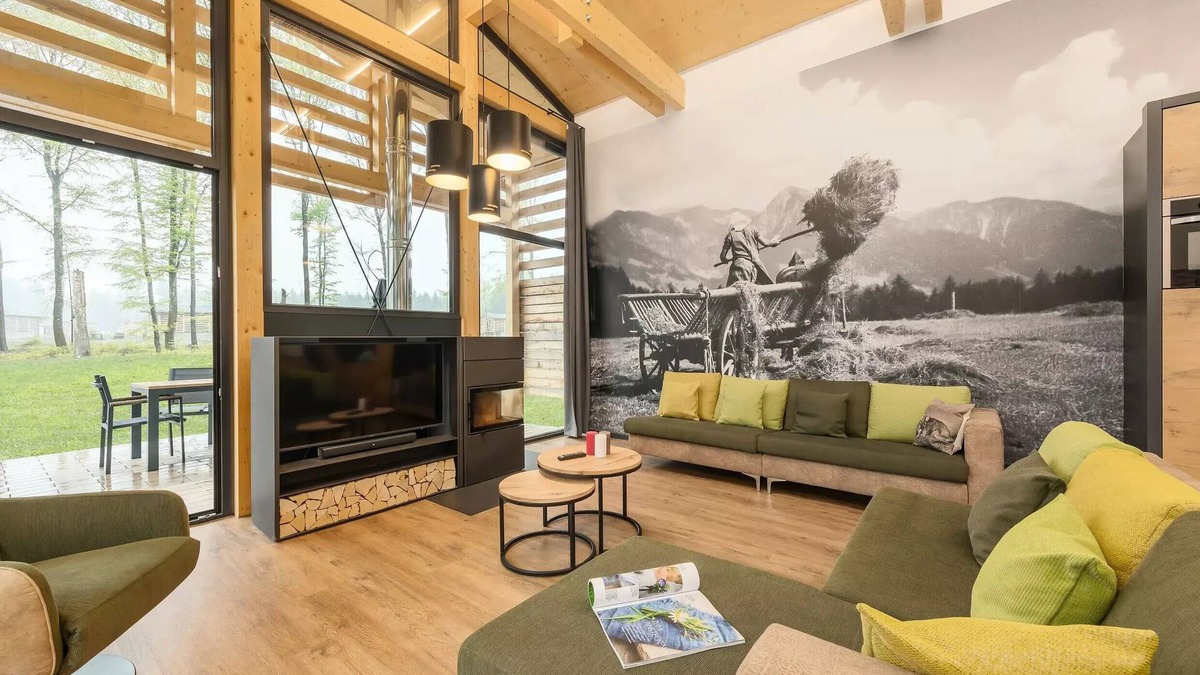 Leutkirch im Allgau House | Exklusives Duplex-Wellness-Cottage für 8 Personen