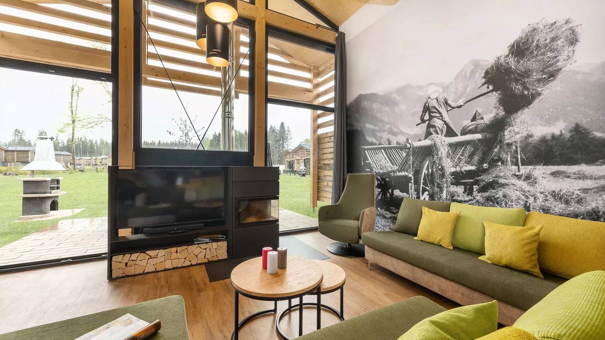Leutkirch im Allgau House | Exklusives Wellness-Cottage für 6 Personen