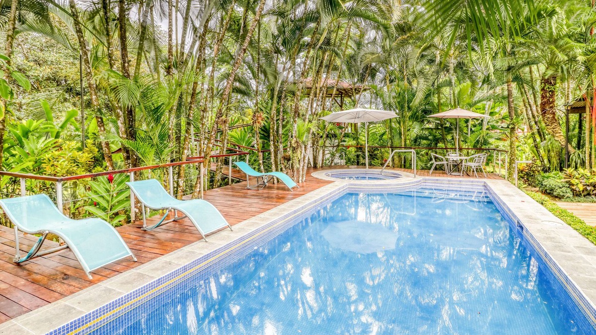 Florencia House | Exotic mountain-view house surrounded by nature with pool & garden views