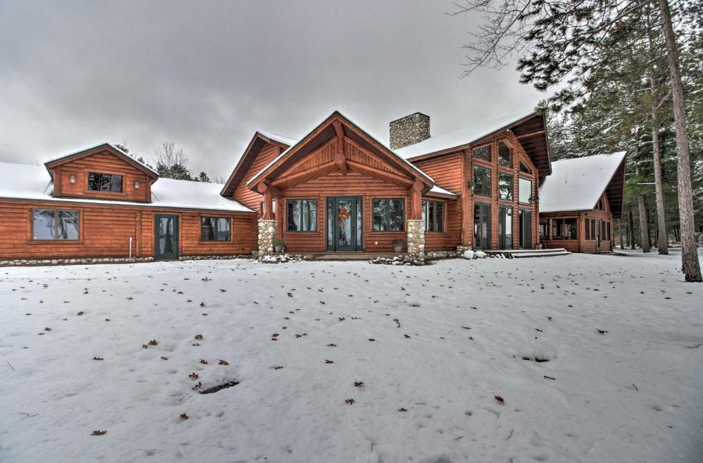 Emily House | Expansive Ruth Lake Home with Dock, Fire Pit and Beach