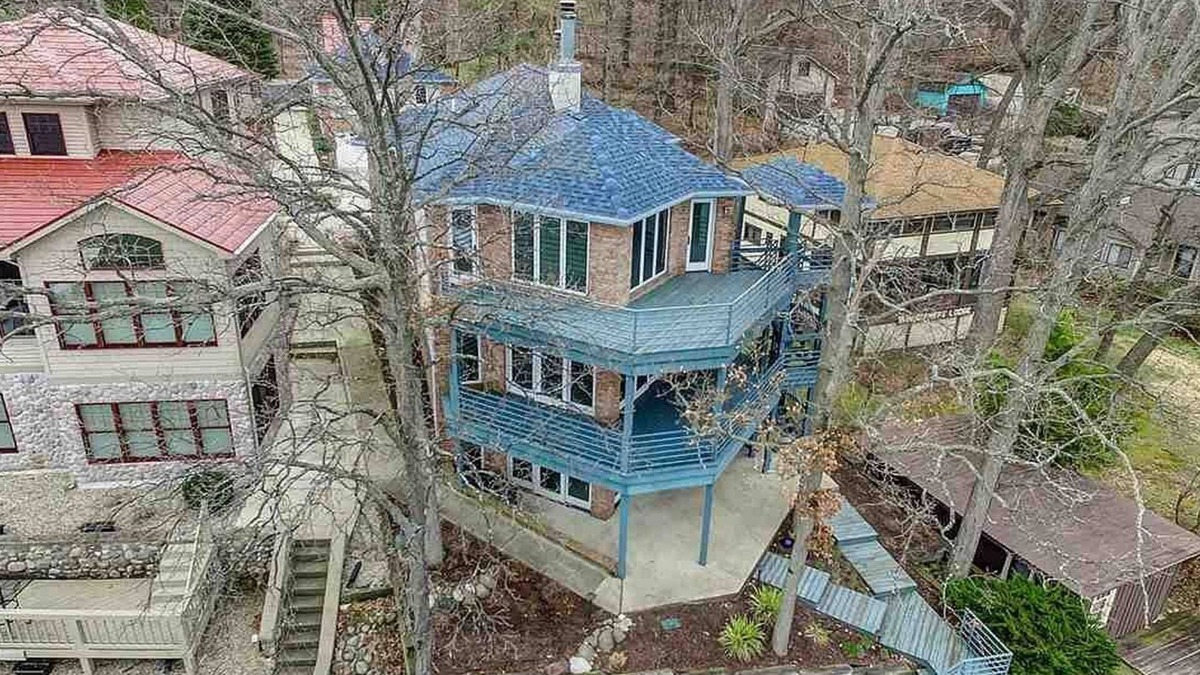 Angola House | Experience lakefront luxury with spectacular views on Lake James, Indiana!