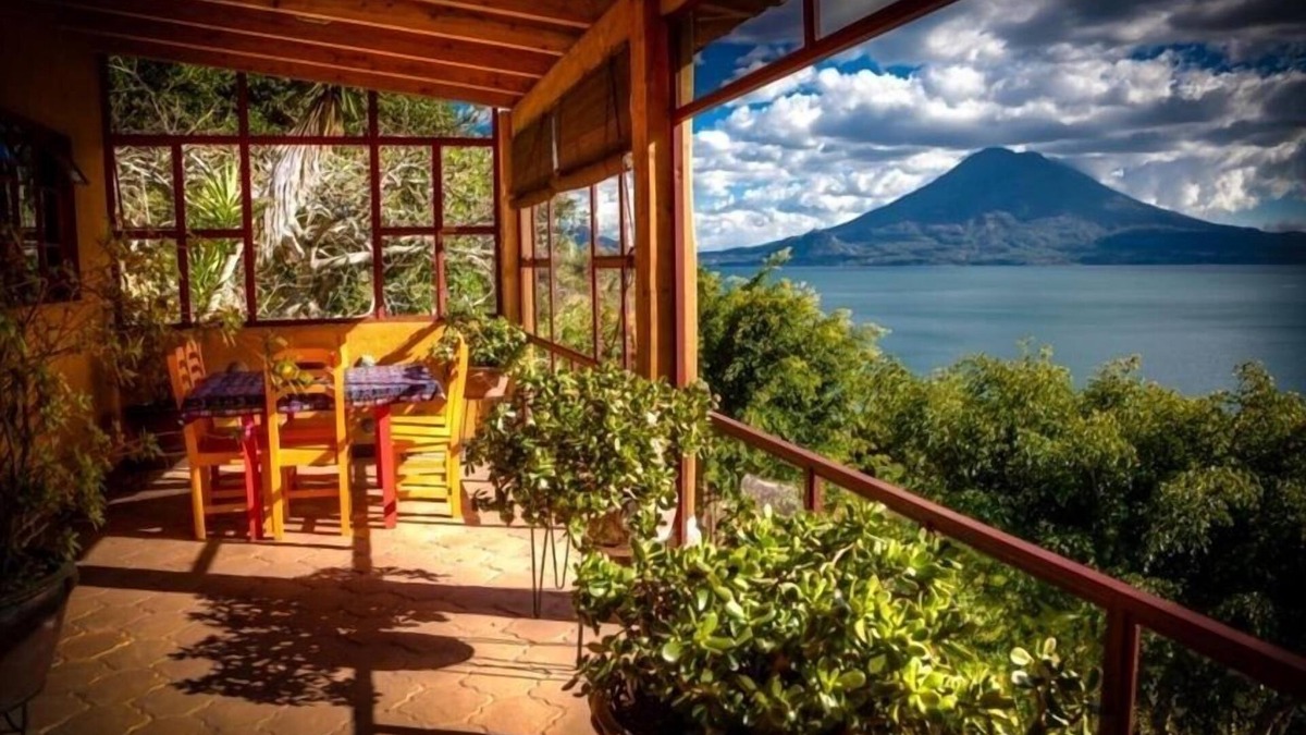 Santiago Atitlan Villa | Exquisite Home - Volcano & Lake View on 10-Acre Garden Estate with pool