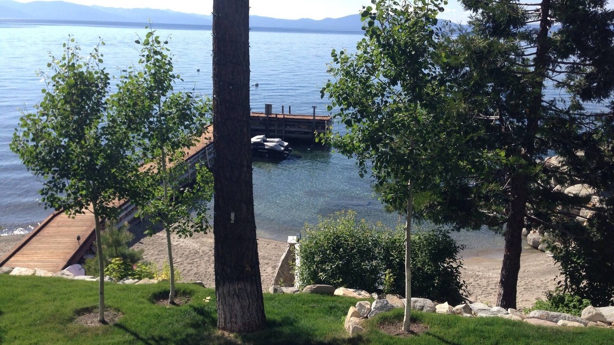 South Tahoe House | Exquisite lake house! Private Beach, Boat Dock, Lake, Skiing, Casinos, Views!
