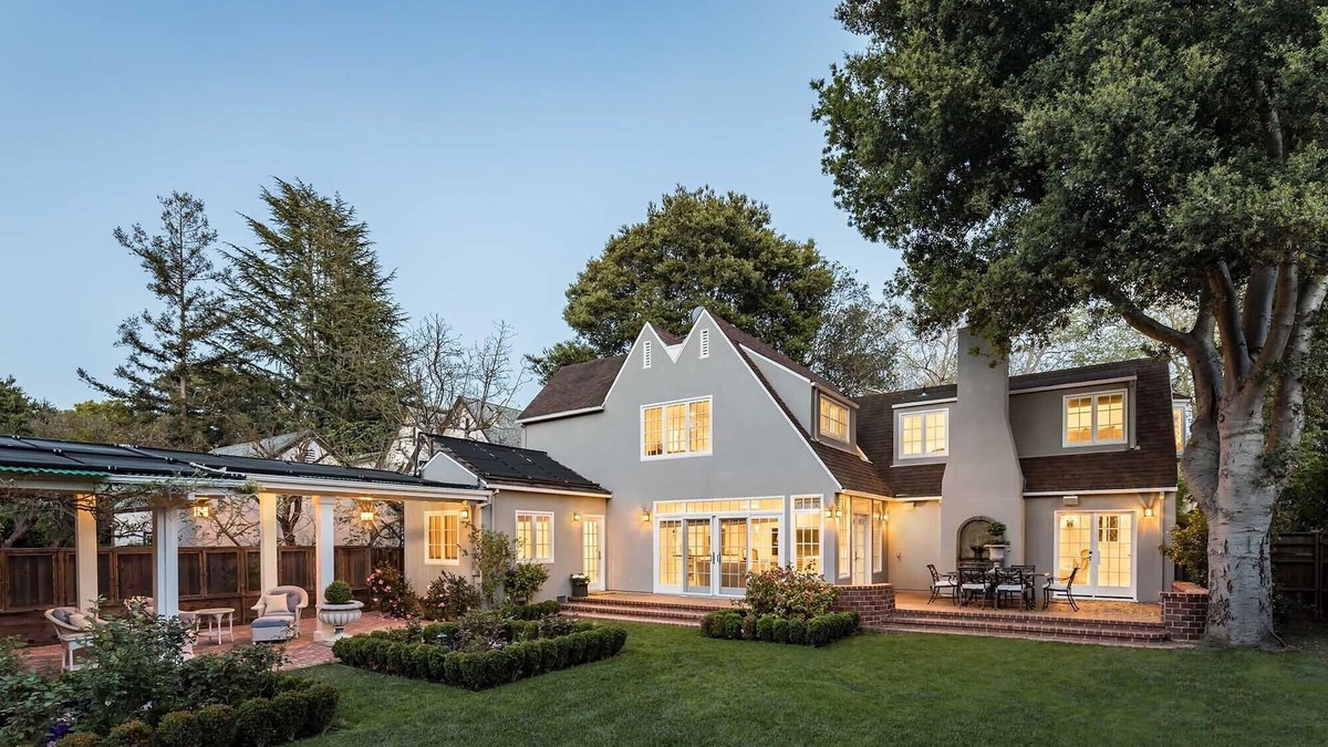 Old Palo Alto House | Exquisite Palo Alto Home with Lovely English Gardens
