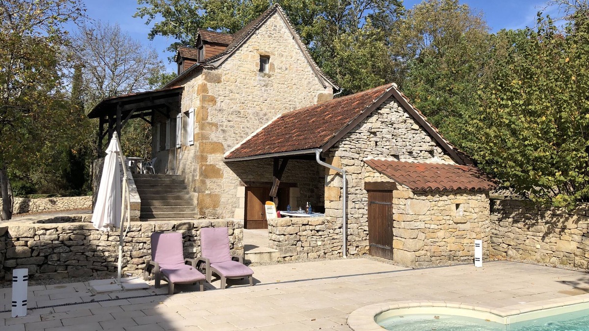 Camboulit House | Exquisite secluded cottage for a couple, with terraces and private swimming pool