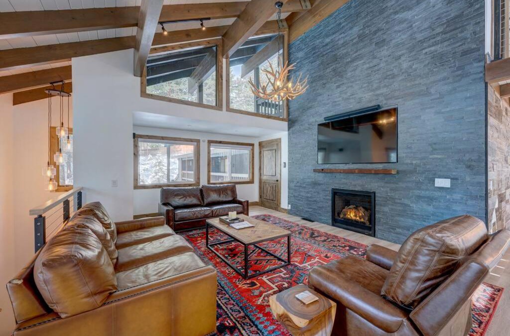 Incline Village Apartment | Extra Spacious 2BR Cabin w Office and Outdoor Deck