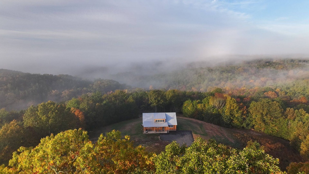 Saint Joe Cabin | EXTRAORDINARY Home at Sky Hawk Ridge, a 185-acre Refuge next to Buffalo River