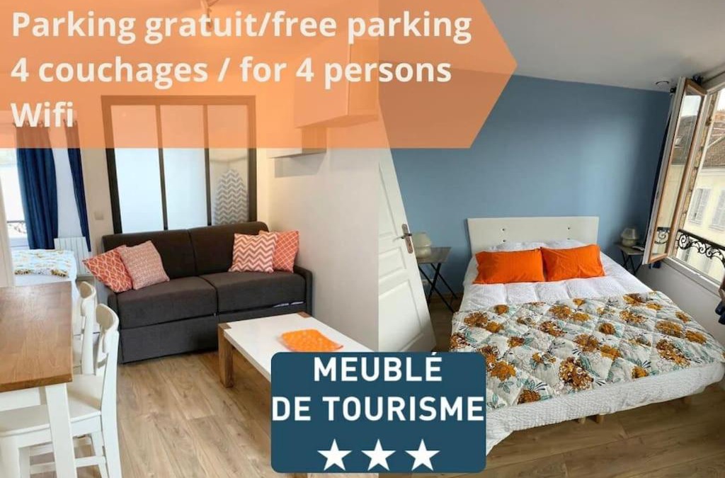 Avon Apartment | F2 calme, Château, Grand Parquet, Fôret