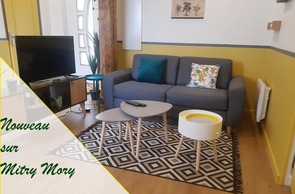 Mitry-Mory Apartment | F3 l'escale Conviviale - Villepinte Aéroport CDG - Parc Astérix - Paris