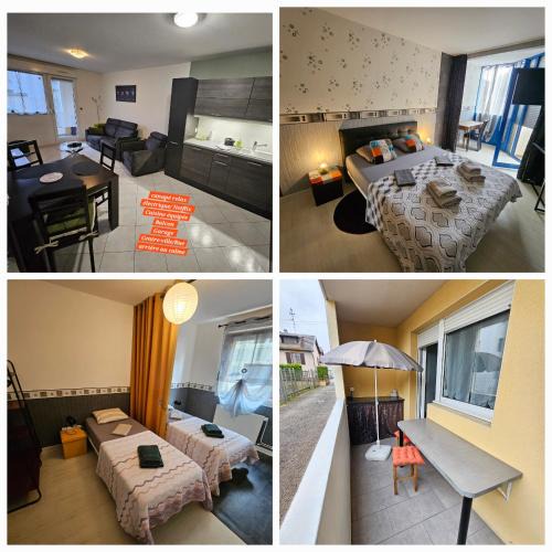 Hericourt Apartment | F3 rez-de-chaussée Centre ville au calme avec Balcon Garage et Netflix