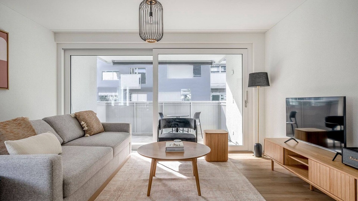 Altstetten Apartment | Fab Altstetten 1BR w/Private W/D, nr Shopping, by Blueground