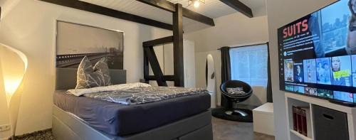 Bueckeburg House | Fachwerkhaus mit 2 getrennten Schlafzimmern, Wohnzimmer und Küche