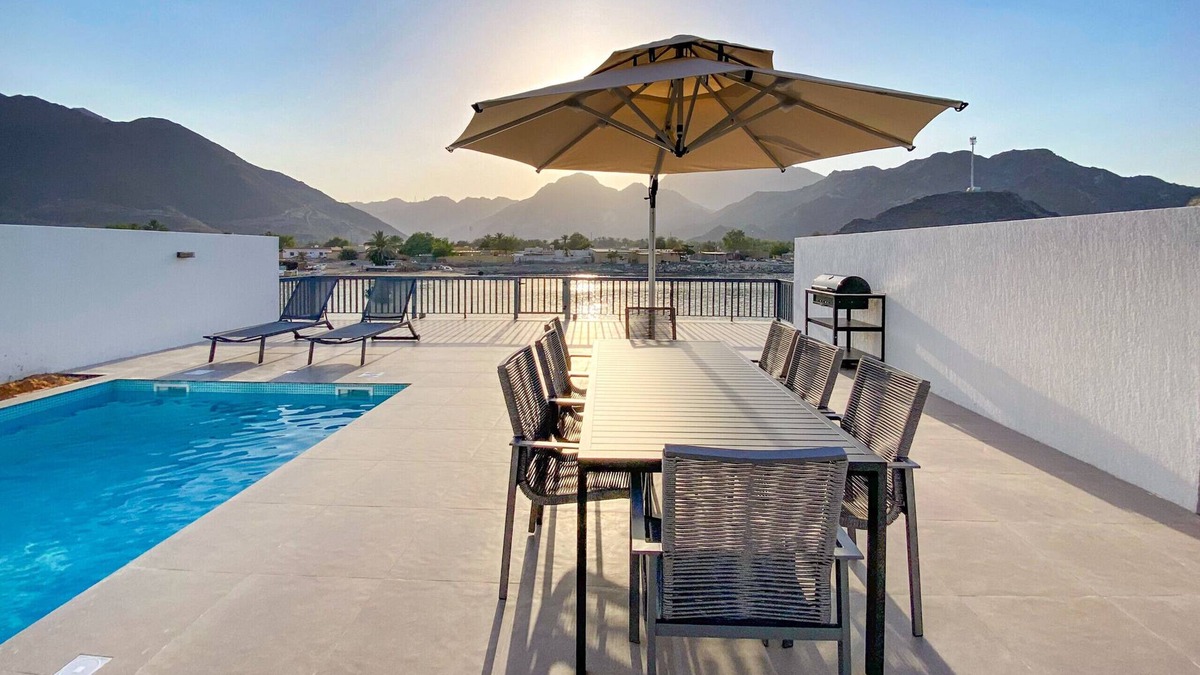Sharm Villa | Facing Arabian Gulf and Mountain 4BR Villa|AsstRm|Outdoor Pool and BBQ Space,