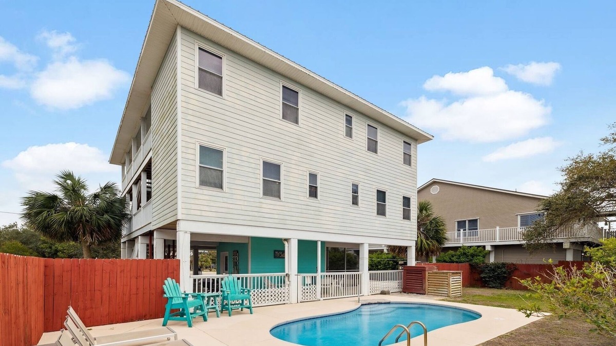 Indian Pass House | Fall Availability! Private Pool! Fenced Yard! Wrap Around Porches with Gulf Views! Shuffleboard!