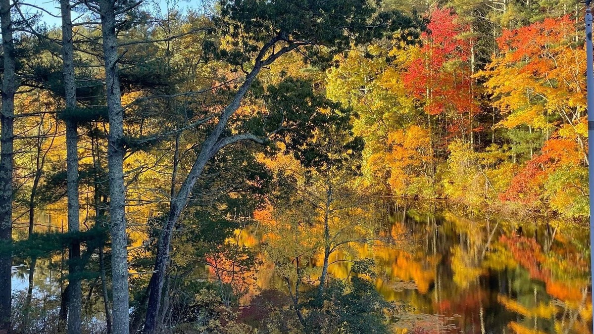 Jewett City Apartment | FALL FOLIAGE Waterfront lakehouse queen suite pool,kayaks,dock.By casinos,Mystic