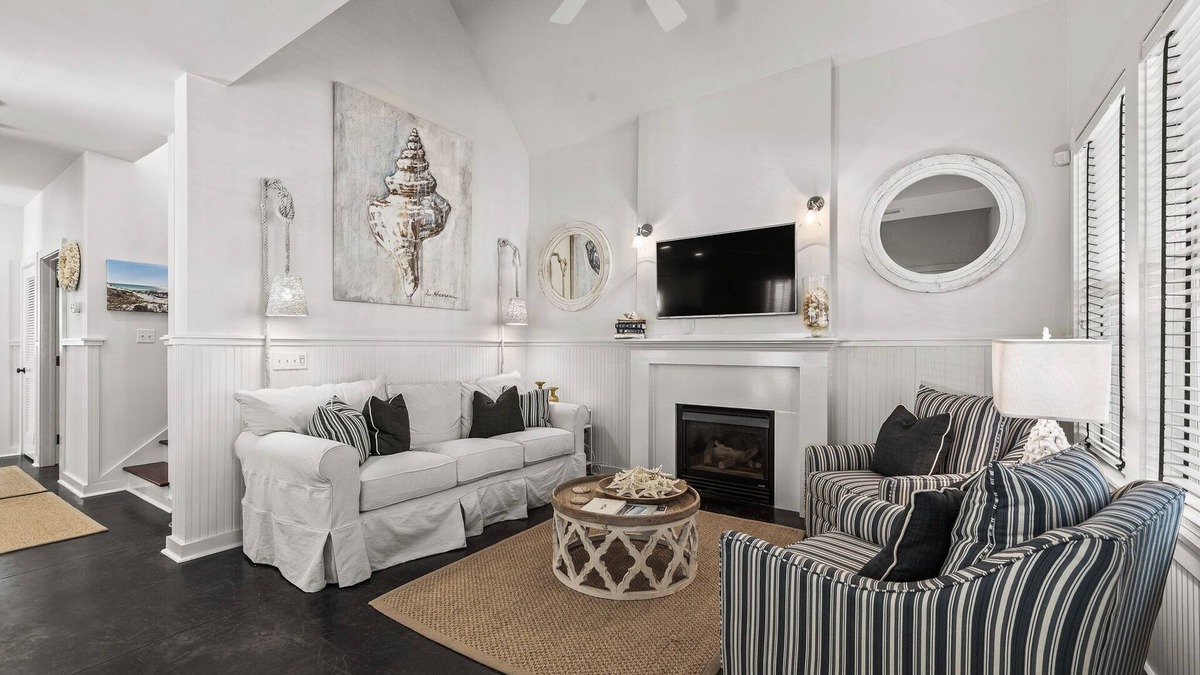 WaterSound Beach House | Fall Getaways Available! Golf Cart! Grill! Screened Porch! 2-5 Blocks from Beach!