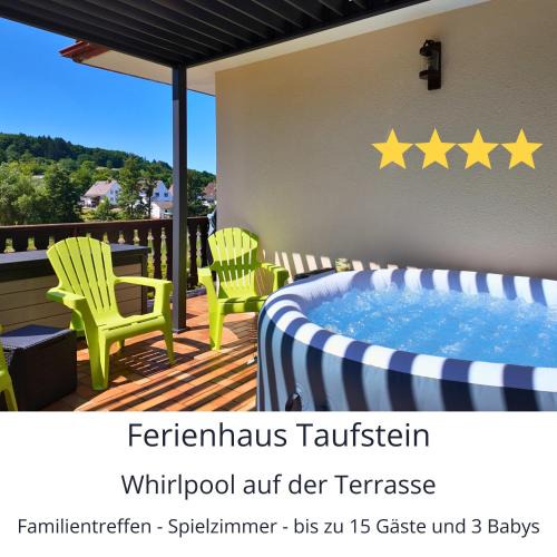 Rixfeld House | Familientreffen - Ganzes Haus - Spielplatz - Spielzimmer - Garten - Scheune - Terasse - Grill - Ferienhaus Taufstein