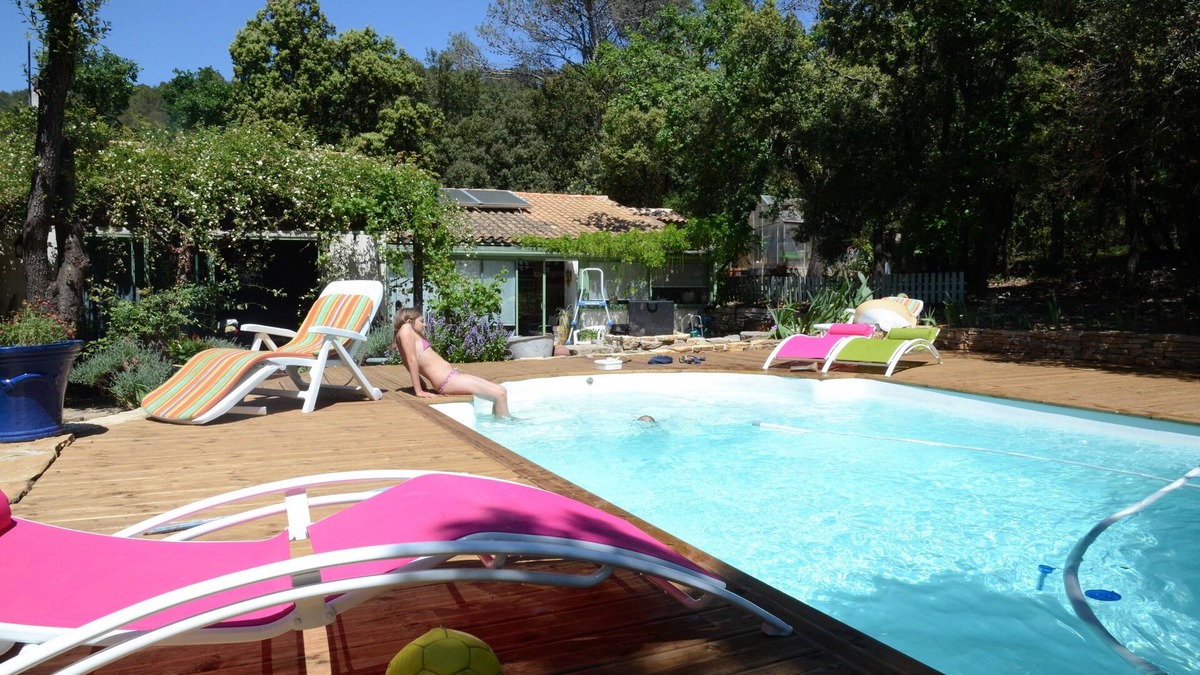 Lauret Villa | Familly villa with pool Garrigue heart calm near village and sea