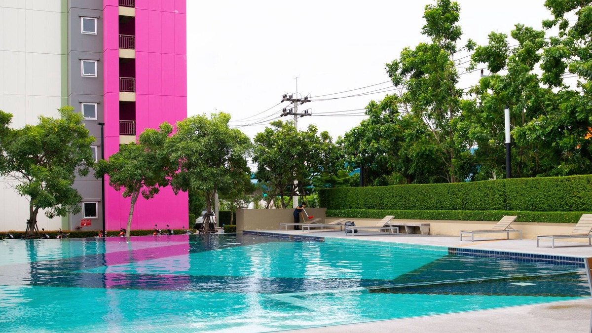 Rangsit Apartment | Family Apartment "My Home In Bangkok" A2/115 swimming pool, gym, courts, etc