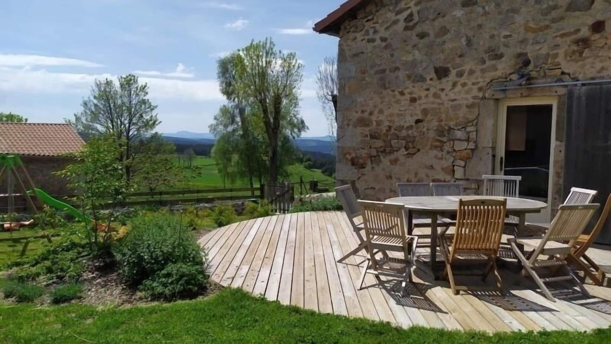 Riotord Cottage | Family Cottage in Riotord with Garden and Playground