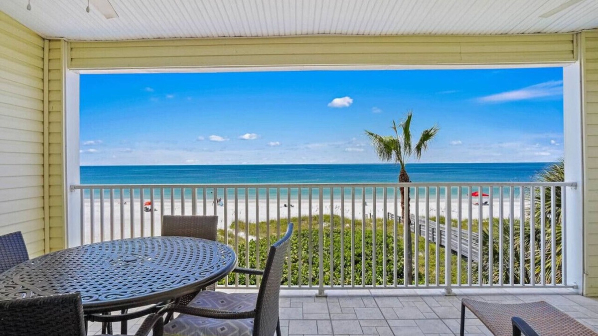Indian Rocks Beach Apartment | Family-Friendly 3BR Beachfront Retreat | Indian Rocks | Sea Side #202