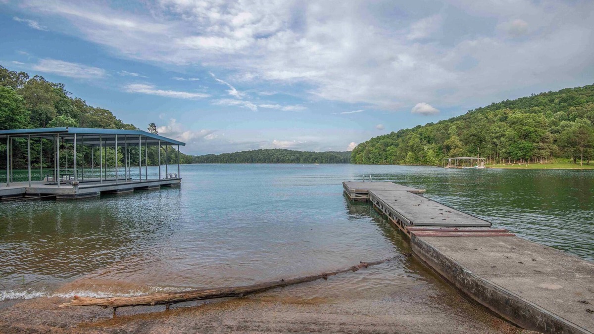 Big Creek House | Family Friendly Lakefront with Private Dock, Fire Pit, Near Marinas