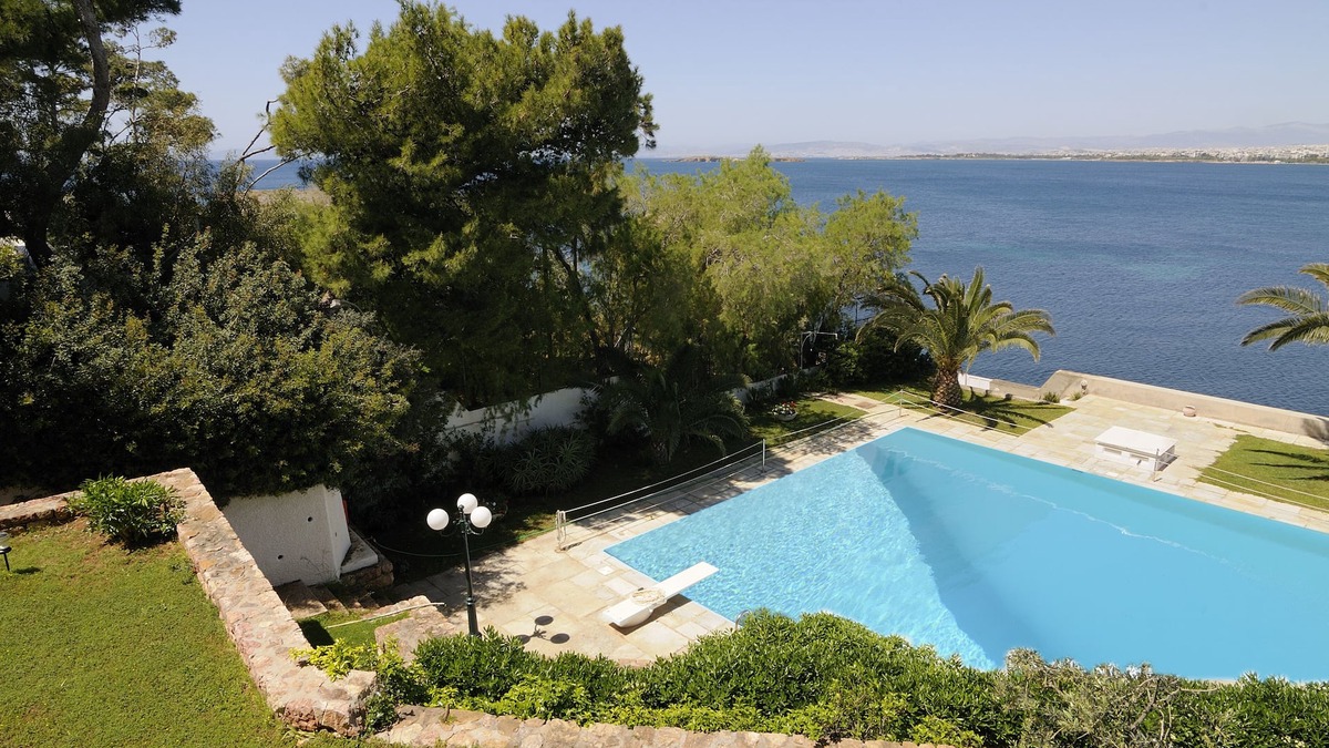 Vouliagmeni Apartment | Family friendly lux apartment by the beach w/pool,best view, 25mins from Athen