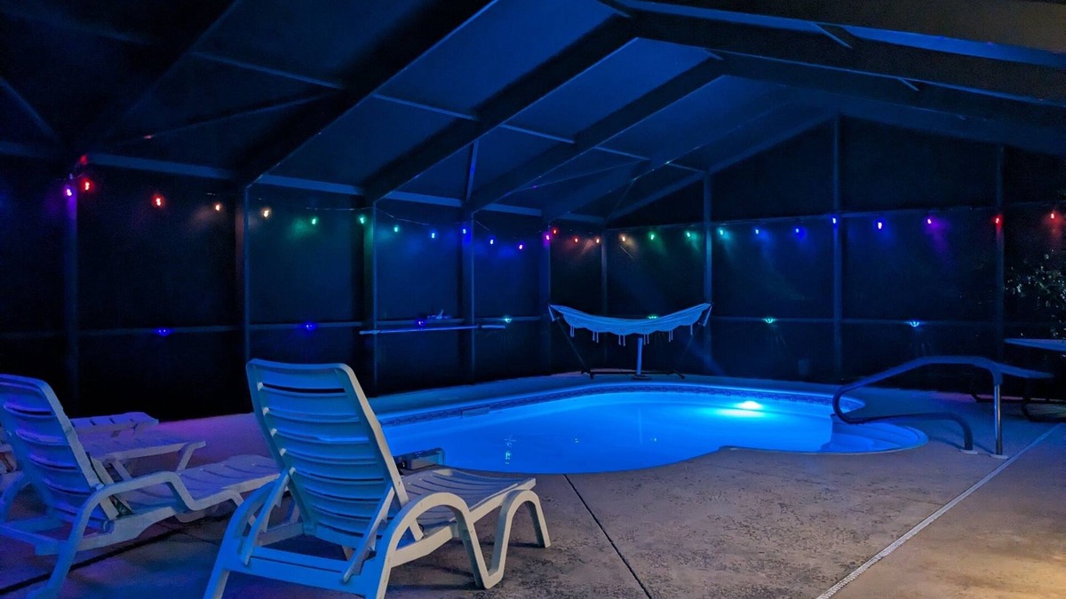 Ocean Springs House | Family-friendly Retreat! Screened-in, Heated Pool a mile from the Gulf of Mexico