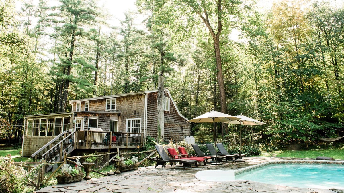 Bearsville House | Family-Friendly Retreat Close to Town w/Heated Pool & Hot Tub on 3 Acres