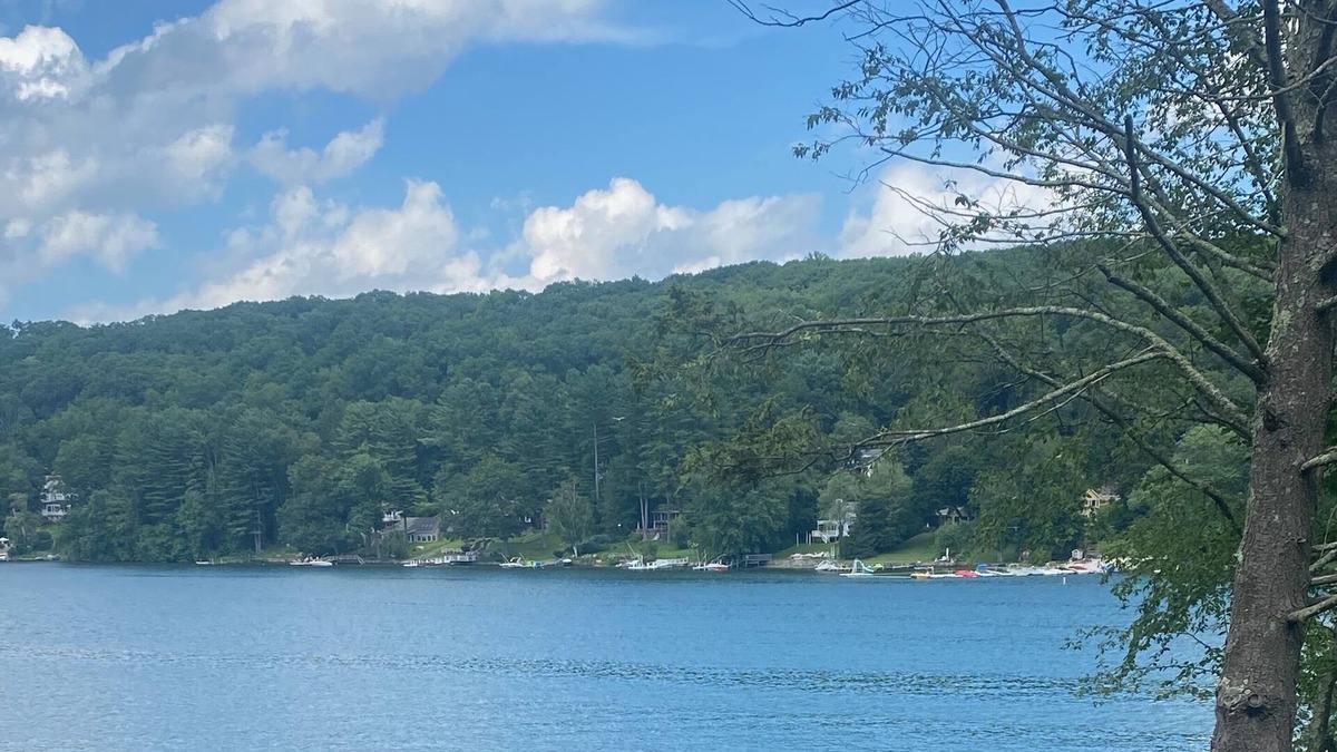 New Milford House | Family Lake House Getaway Dock and Boat Slip Fishing