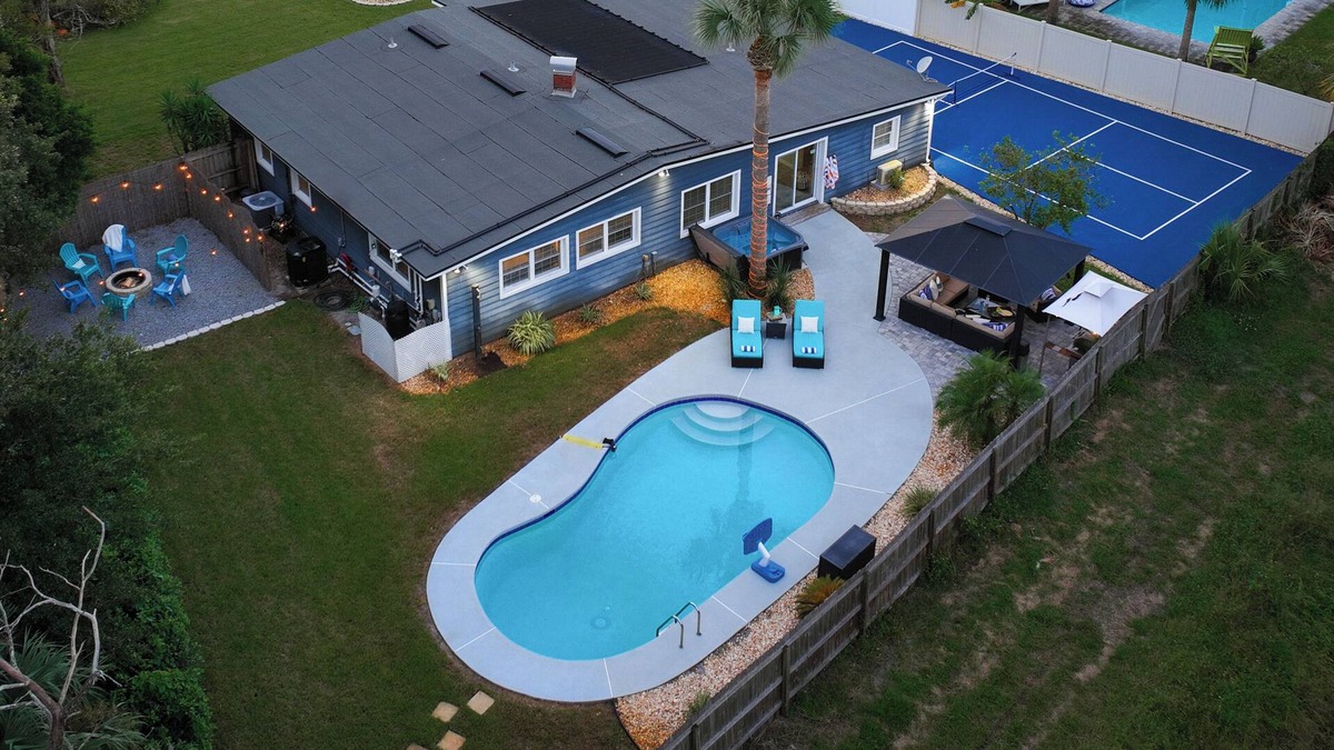 Jacksonville Beach House | Family Oasis | Pickleball + Heated Pool & Spa